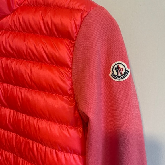 Moncler padded wool vest with sweater zip up - Picture 4 of 9